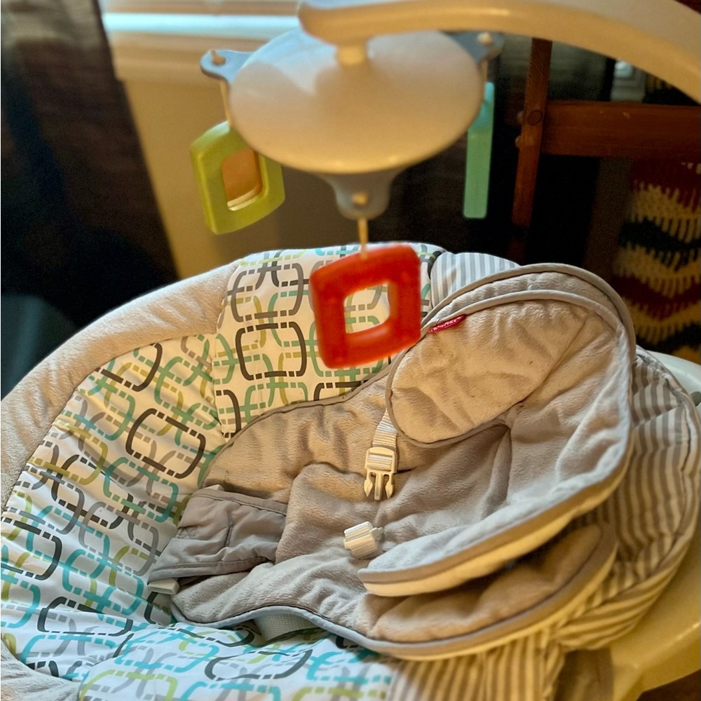 Fisher-Price White Baby Swing Base